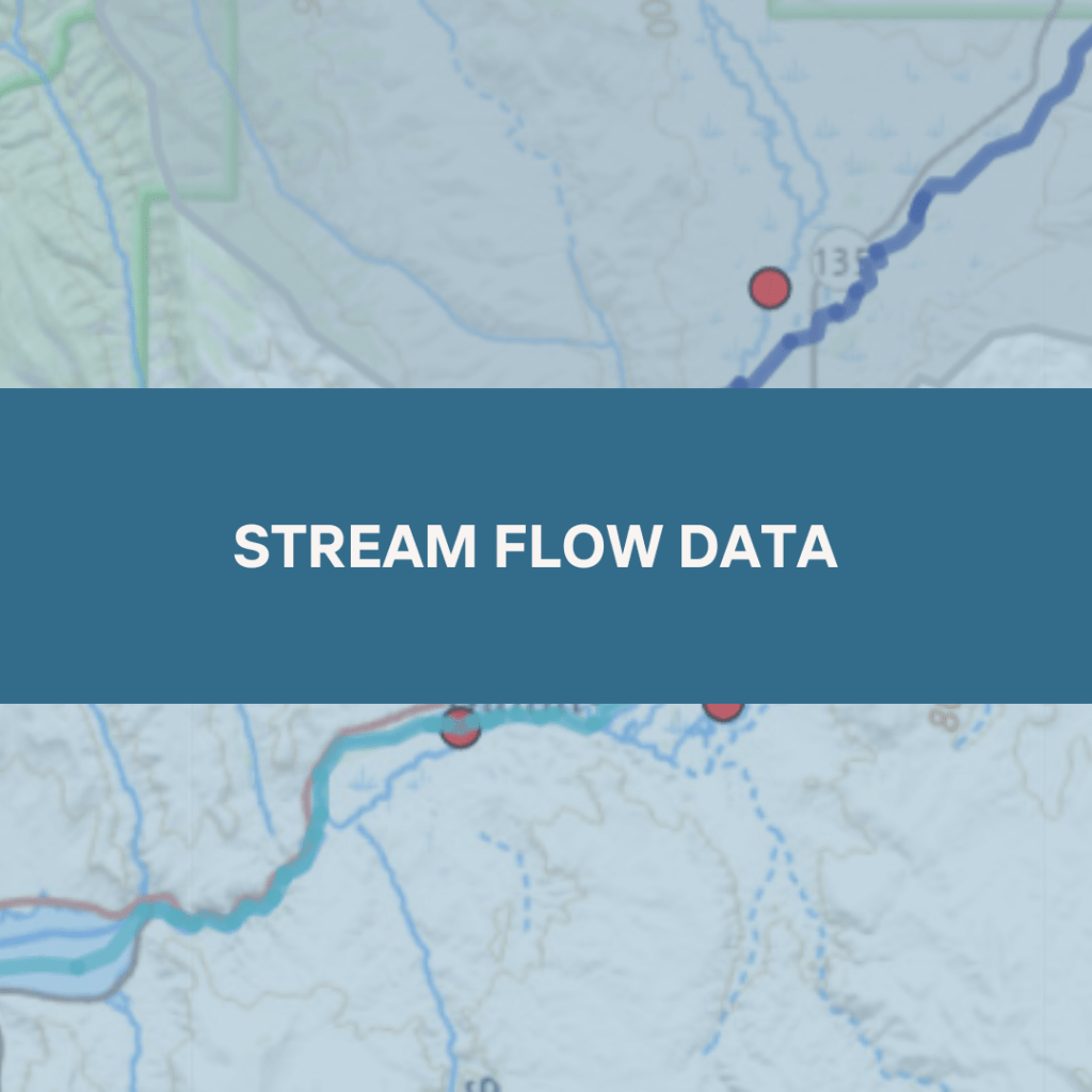 Gunnison Basin stream flow data